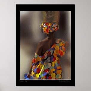 Die Schulter Afrikas-Poster Poster