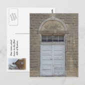 Die Schultür Postkarte (Vorne/Hinten)
