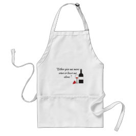 Die Schürze der Wein-Liebhaber