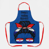 Die Schürze des AJVAR-Liebhabers. Kroatische Farbe (Vorderseite)