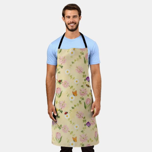 Die Schürze "Spring Garden Whimsy" (Getragen)