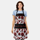 Die Schürze von Funky Rose Florist. bearbeitbar (Getragen)