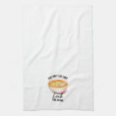 Die Schüssel geben Geschirrtuch (Vertikal)