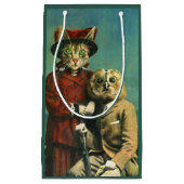 Die Schüssel mit der Muschi-Katze Kleine Geschenktüte (Vorderseite)