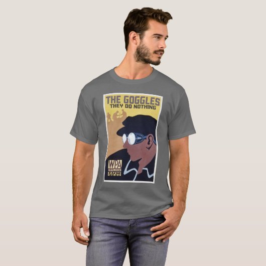 die Schutzbrillen tun sie nichts T-Shirt (Vorne ganz)