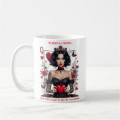 Die Schutzkönigin Kaffeetasse (Links)