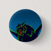 Die Schwan-Prinzessin - großer Tierknopf Button (Vorderseite)