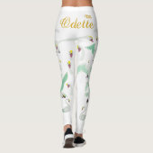 Die Schwan-Prinzessin Leggings (Rückseite)