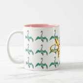 Die Schwan-Prinzessin - ODETTE-Schwan-Tasse Zweifarbige Tasse (Links)