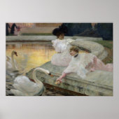 Die Schwäne, 1900 Poster (Vorne)