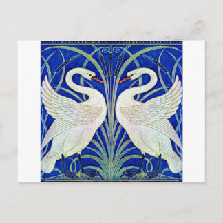 Die Schwäne von Walter Crane Postkarte