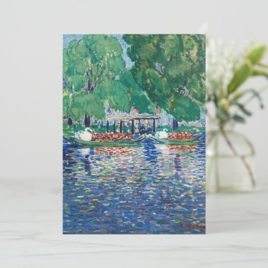 Die Schwanenboote | George Luks (Stehend Vorderseite)