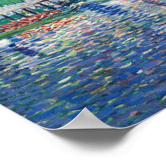 Die Schwanenboote | George Luks Poster (Ecke)