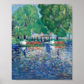 Die Schwanenboote | George Luks Poster (Vorne)