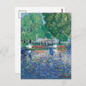 Die Schwanenboote | George Luks Postkarte (Vorne/Hinten)
