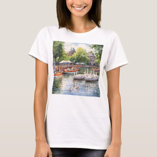 Die Schwanenboote T-Shirt (Vorderseite)