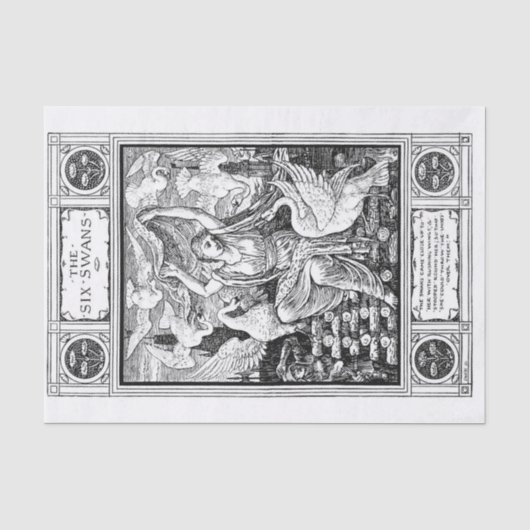 Die Schwanenprinzen Seidenpapier (Vorderseite)