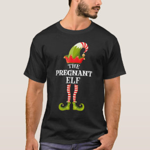 Die schwangere Elf-Weihnachtsgruppe passt zur Fami T-Shirt