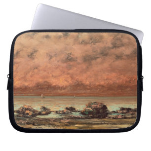 Die Schwarz-Felsen bei Trouville, 1865 - 66 Laptopschutzhülle