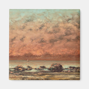 Die Schwarz-Felsen bei Trouville, 1865 - 66 Magnet