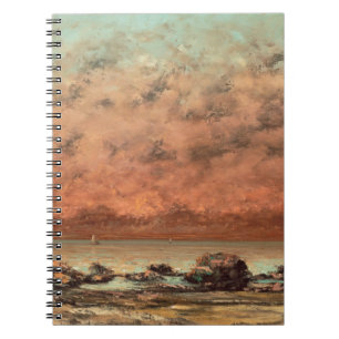 Die Schwarz-Felsen bei Trouville, 1865 - 66 Notizblock