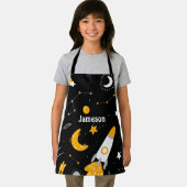 Die schwarz-gelbe Raumsonde der Kinder-Mond-Rakete Schürze (Insitu)