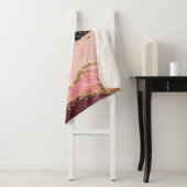 Die schwarz-rosa Sequins Agate Sherpadecke (Beispiel)