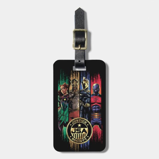 Die schwarze Adam-Gerechtigkeitsgesellschaft - Hel Gepäckanhänger (Vorderseite vertikal)