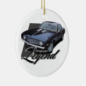 Die schwarze amerikanische Legende Keramik Ornament (Rechts)