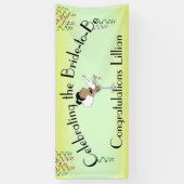 Die Schwarze Braut zum Duschen /Party Banner (Vertikal)