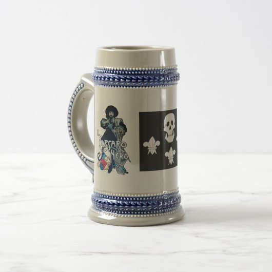 DIE SCHWARZE CORSAIR BIERGLAS (Vorderseite Links)