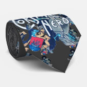 DIE SCHWARZE CORSAIR grau Krawatte (Gerollt)