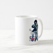 DIE SCHWARZE CORSAIR KAFFEETASSE (VorderseiteRechts)