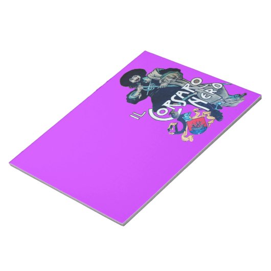 DIE SCHWARZE CORSAIR NOTIZBLOCK (angewinkelt)