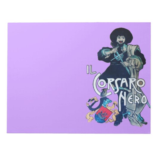 DIE SCHWARZE CORSAIR NOTIZBLOCK (Vorderseite)