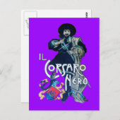 DIE SCHWARZE CORSAIR POSTKARTE (Vorne/Hinten)