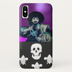 DIE SCHWARZE CORSAIR SKULTUR UND LILIE Case-Mate iPhone HÜLLE