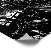 Die Schwarze Festung von BurnsInHell Poster (Ecke)