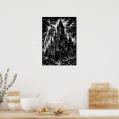 Die Schwarze Festung von BurnsInHell Poster (Küche)