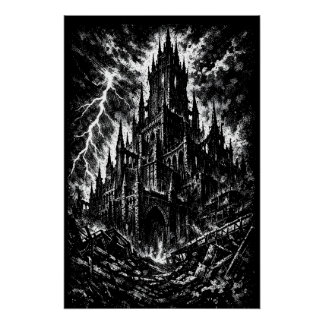 Die Schwarze Festung von BurnsInHell Poster