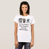 DIE SCHWARZE FRAUENOBERFLÄCHE T-Shirt (Vorne ganz)