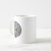 Die schwarze Geschichte der Afrikanerin Kaffeetasse (Vorderseite Links)
