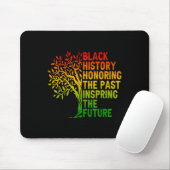 Die schwarze Geschichte ehrt den früheren afrikani Mousepad (Mit Mouse)