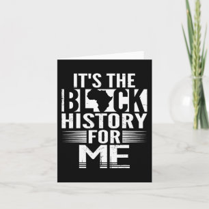 Die schwarze Geschichte für mich schwarz-amerikani Karte