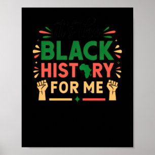Die schwarze Geschichte für mich Schwarzgeschichte Poster