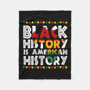 Die schwarze Geschichte ist das patriotische Afrik Fleecedecke