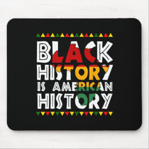 Die schwarze Geschichte ist das patriotische Afrik Mousepad