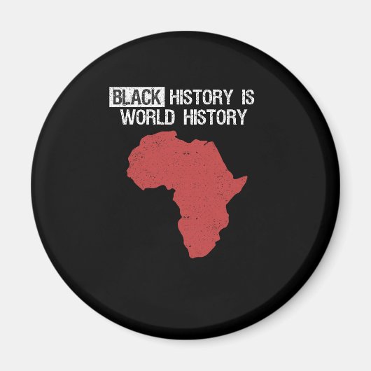Die schwarze Geschichte ist der Monat der Weltgesc Magnet (Vorne)