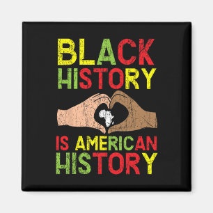 Die schwarze Geschichte ist die amerikanische Gesc Magnet