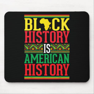 Die schwarze Geschichte ist die amerikanische Gesc Mousepad